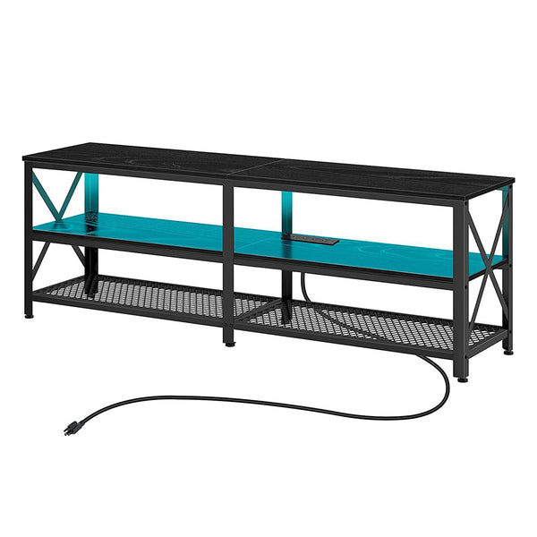 Usajoyen BRYCE Industrial 3-Tier TV Stand