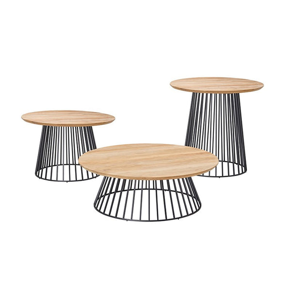 Usajoyen Modern Coffee Table with Steel Frame