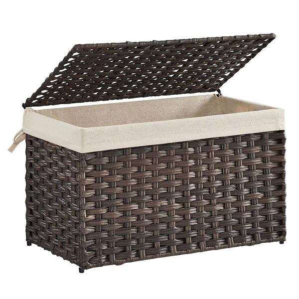 Usajoyen Storage Basket with Lid, 17.2 Gallon (65L)