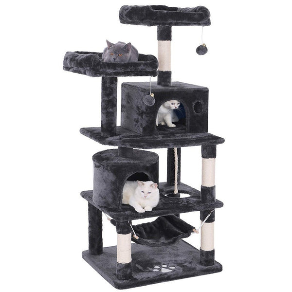 Usajoyen 81.1″ Large Multi-Level Cat Tree with 13 Scratching Posts