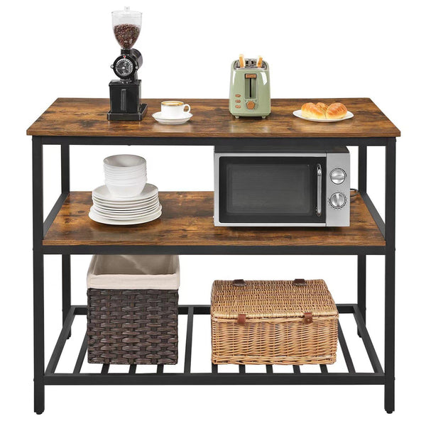 Usajoyen 39.4 Inches Kitchen Shelf with Large Worktop