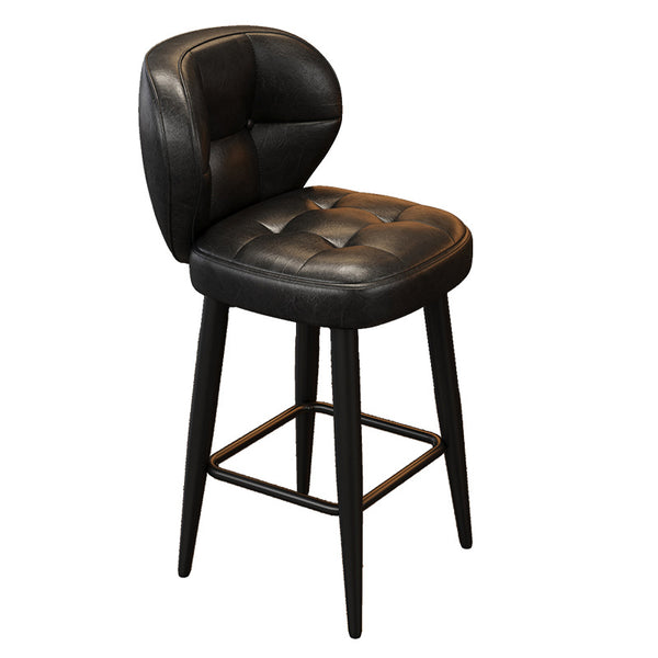 Usajoyen Bar Stools Set of 2 with Chenille Fabric