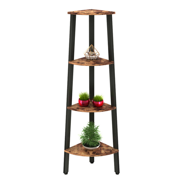 Usajoyen 4-Tier Corner Bookshelf
