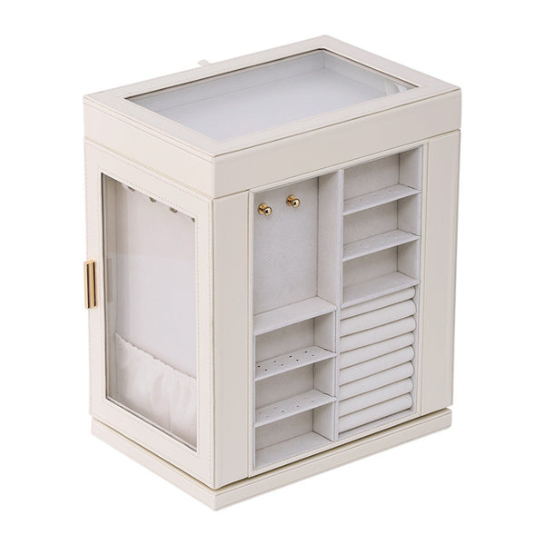 Usajoyen Jewelry Box 360° Rotating with 5 Drawers