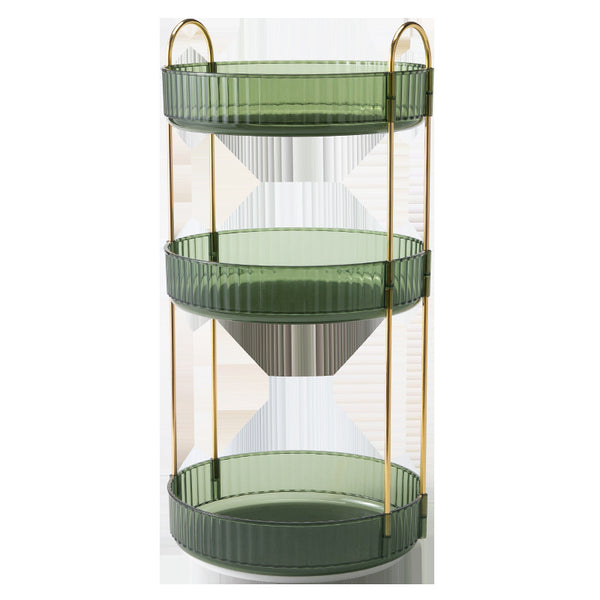 Usajoyen multi-tier Round Rotating Skincare Organizer Countertop