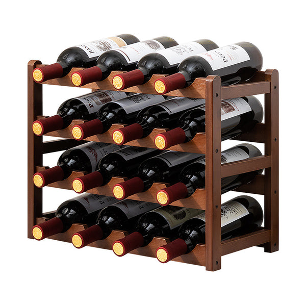 Usajoyen 3 Tier Tabletop Wine Water Bottle Organizer Storage