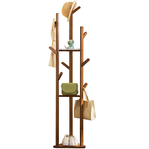 Usajoyen Coat Stand with 3 Shelves