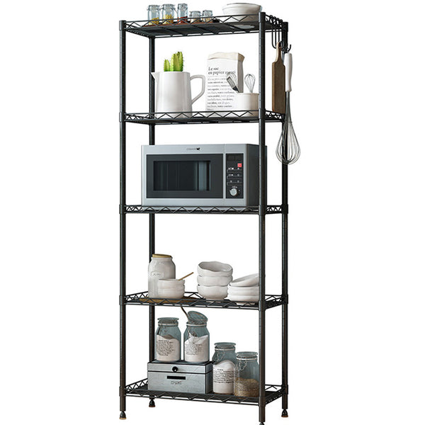Usajoyen 5-Tier Steel and wood storage rack
