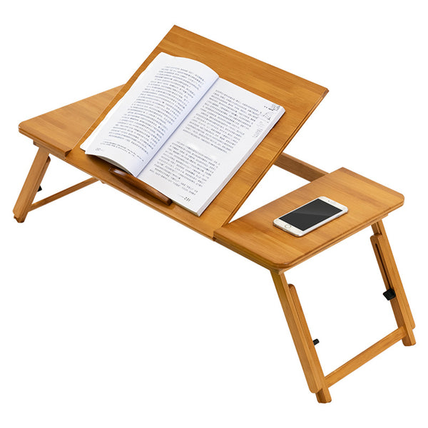 Usajoyen Bamboo Bed Desk with Tilting Top