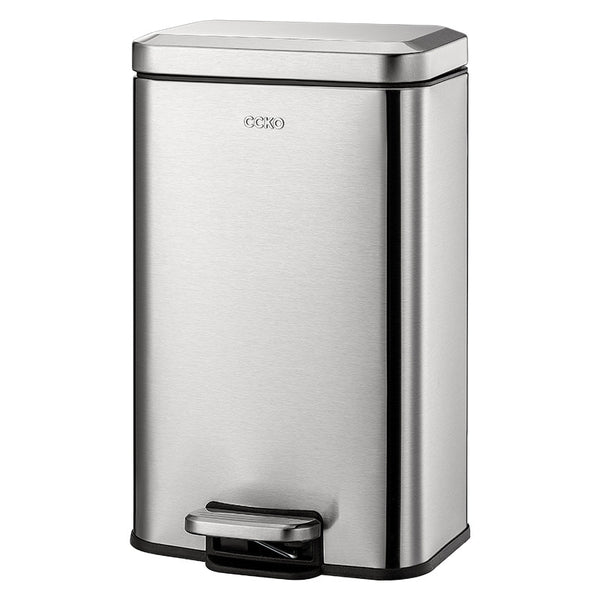 Usajoyen 13-Gallon Dual Kitchen Trash Can with Wing Lids