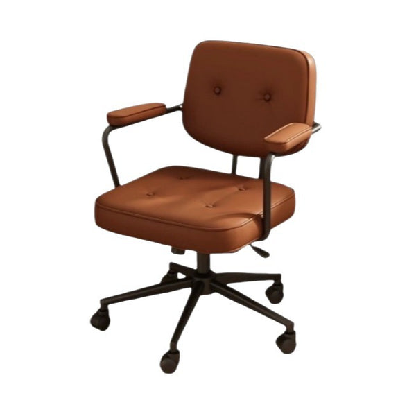 Usajoyen Office Chair with Back and Armrests Ink Black