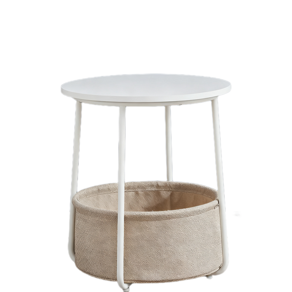 Usajoyen Modern Nightstand with Fabric Basket