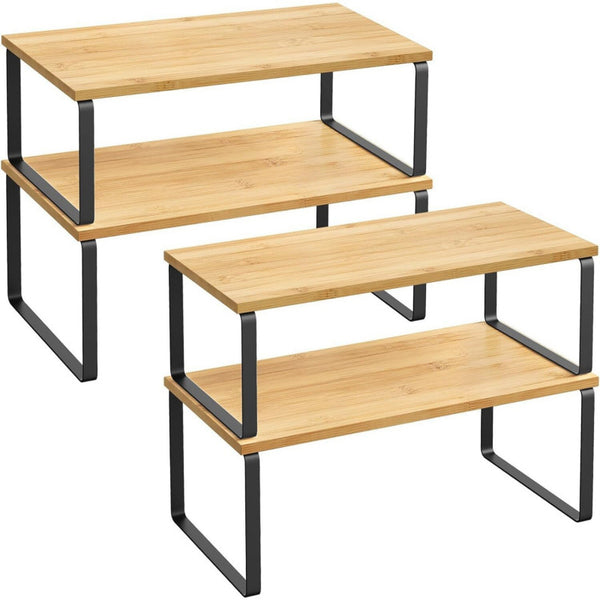 Usajoyen Set of 2 Cabinet Counter Shelves for Kitchen